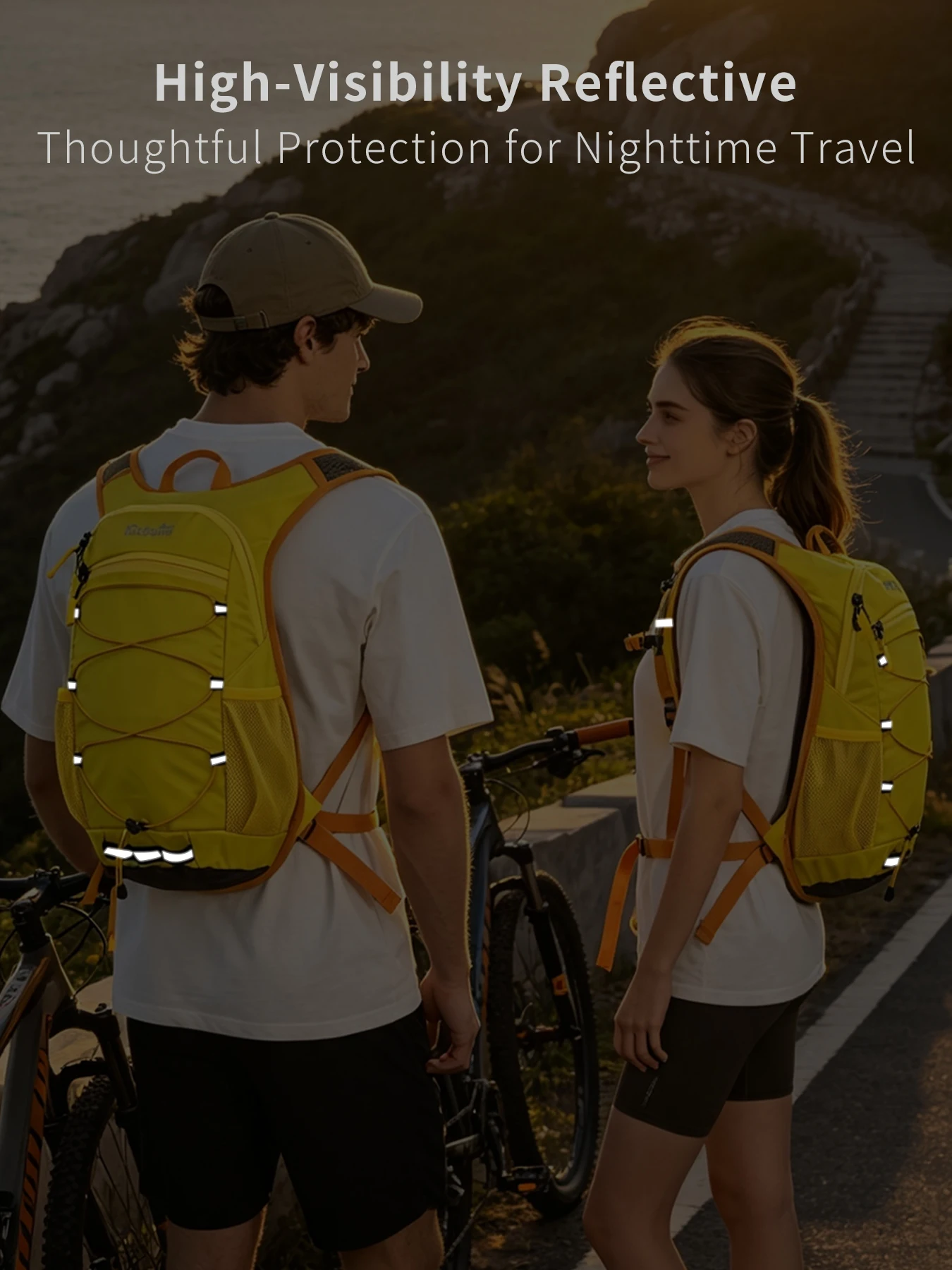 15L leichter Trinkrucksack für Kurzstreckenwanderungen, geeignet für maximal 1,5L Wasserbeutel, wasserabweisendes Gewebe – Detail 8