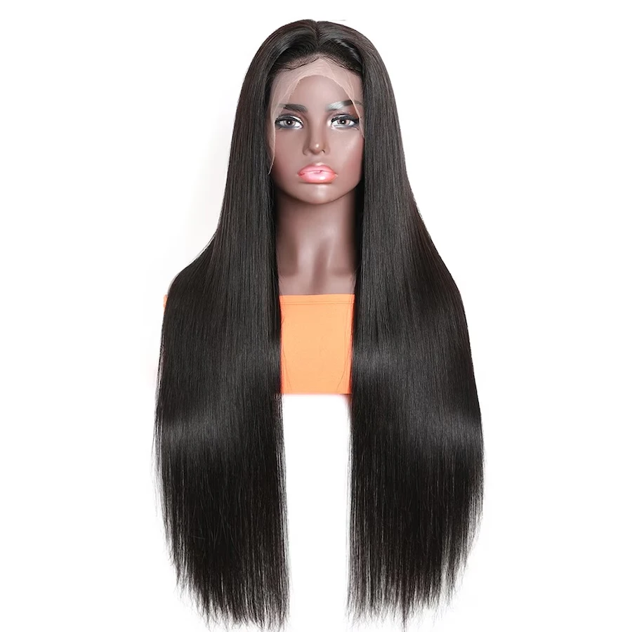 Straight Lace Front Wigs Human Hair 13x4 13x6 HD Transparent Lace Frontal Wigs Brazilian 4x4 Lace Closure Wig Fast Shipping