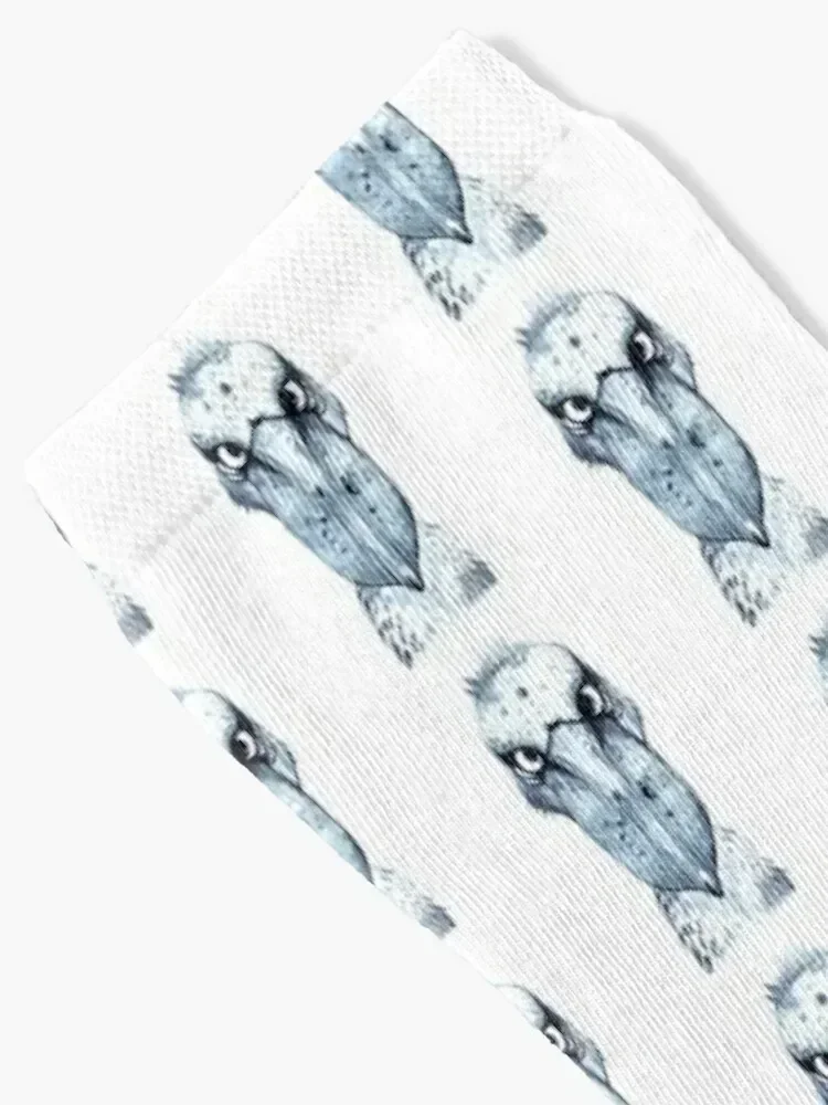 Serious Shoebill Socks cartoon moving stockings christmas gifts hip hop Socks Female Men's