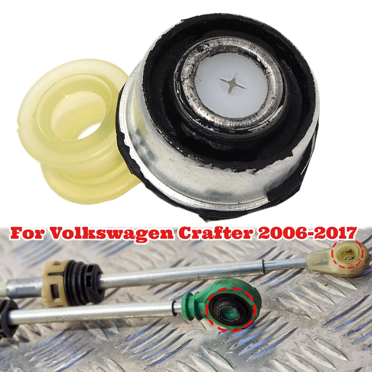 Manual Gear Shift cable Linkage Bushing Repair kit For 6 Speed Gearbox Shifter Selector Repair For Volkswagen Crafter 2006-2017