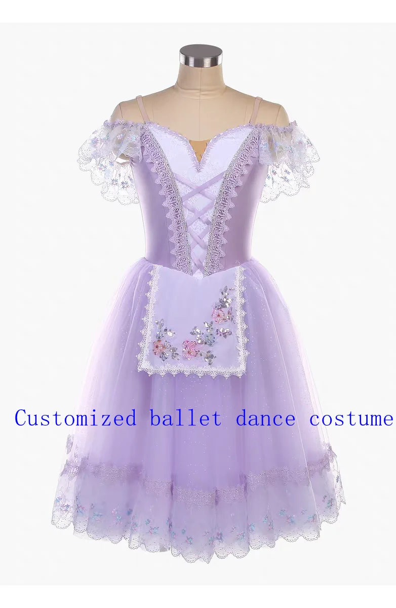 

Customized ballet long skirt, yarn skirt, custom color flower skirt