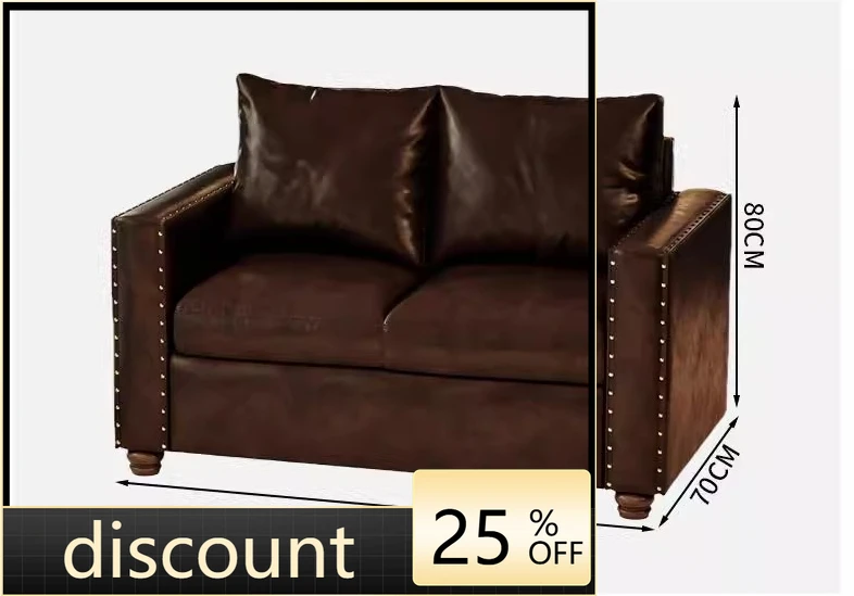 LMM retro bar sofa card seat western restaurant cafe table and chair combination