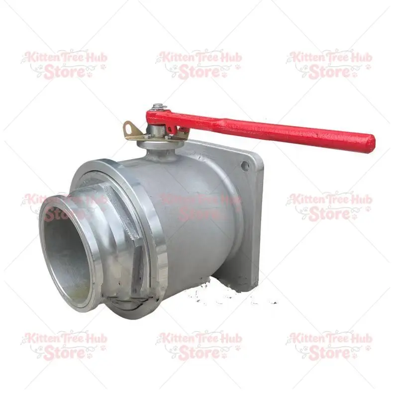 DN100 manure suction truck 4-inch sewage outlet cleaning sewage suction aluminum alloy