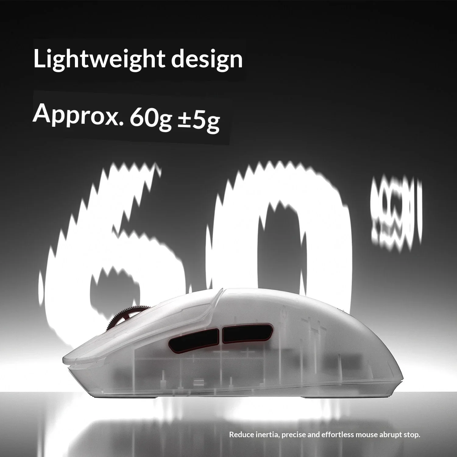 AULA SC580 EVO Mouse Tri Mode Wireless Mouse 8000Hz Polling Rate,500mAh,60grams Lightweight Gaming Mice PC Accessories