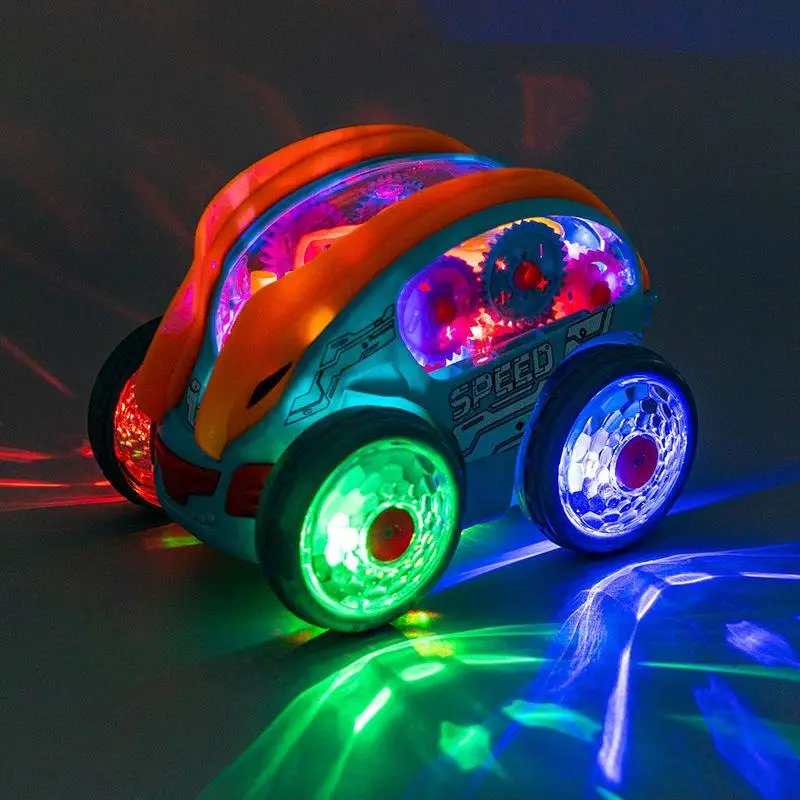 Auto-Design, elektrisches Spielzeug, 1 Box wiederaufladbares Autospielzeug mit Licht und Musik, kreatives Geburtstagsgeschenk für Jungen und Mädchen