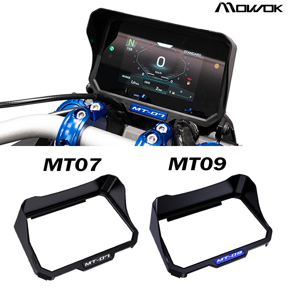

For Yamaha MT07 MT09 MT-07 2025-2026 MT-09 2024-2026 Motorcycle Accessories Sun Visor Instrument Screen Protector Sunshade Guard