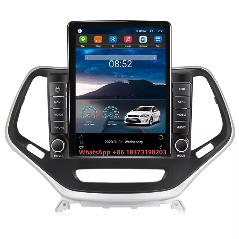 

Car Auto Radio for Jeep Cherokee 5 2014-2018 Car Video Recorder RDS DSP Car Multimedia System 4G LTE Audio System FM