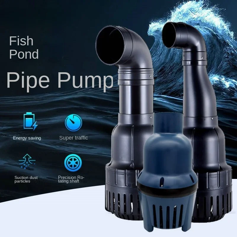 High Power Koi Fish Pond High Flow Circulating Submersible Pumping Pump Bottom Suction Filtration Submersible Pump