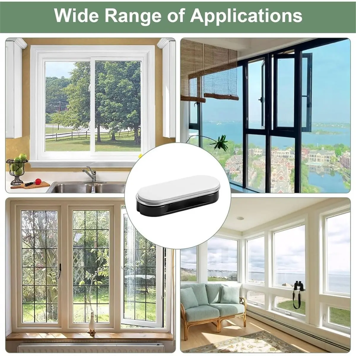 A50U 30Packs Fly Grid Window Magnet Mini Name Badges Magnets with Adhesive Backing for Kitchen Living Room Balcony