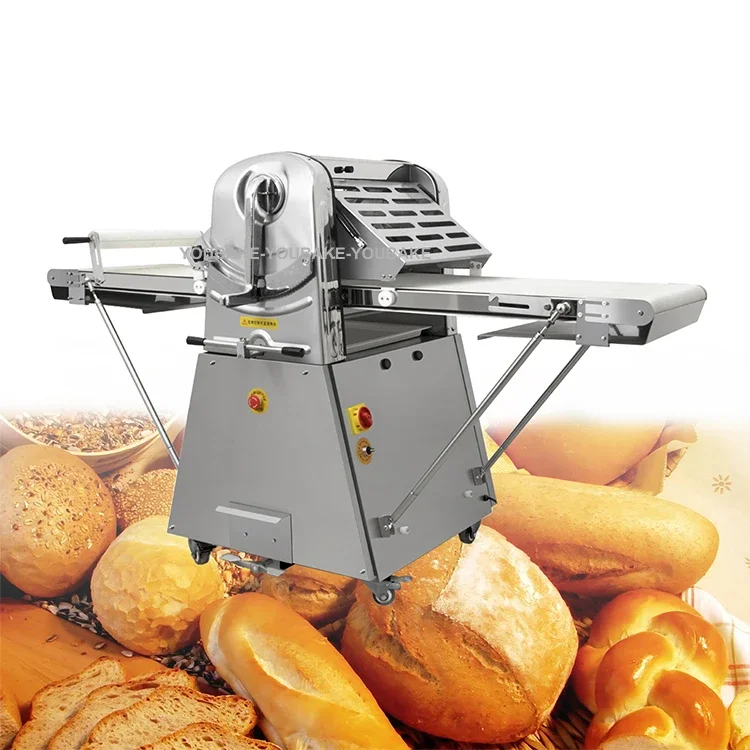 Cheap Price Hight Efficient  Electric Folding Dough Sheeter Machine Vertical  Type  Dough Sheeter For Food Factory