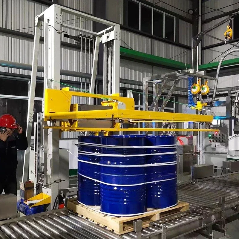 Automatic horizontal threading and baling machine Pallet pallet automatic baling machine Automatic packing