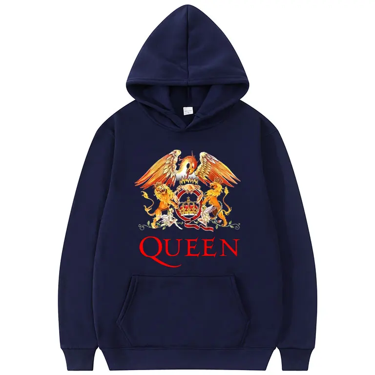 Rapper Queen Hoodies womens Fashion Tracksuit Freddie Mercury Print femme Sweatshirt Hoodie Kids Hip Hop Clothing Rock Band Coat