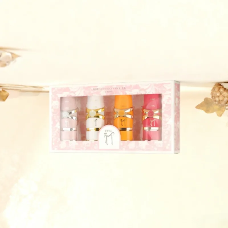 Yara Set de regalo de perfume para mujer 4 × 25 ml de larga duración Parfum Floral Frutado Gourmand Colección con notas de jazmín ámbar de almizcle de vainilla