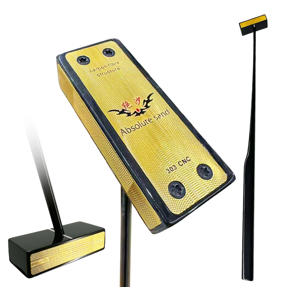 

Juesha Golf pusher left and right hand pusher carbon fiber standing pusher integrated carbon fiber shaft grip stability pusher
