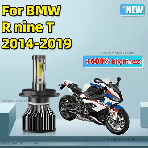 BMW R nine T 2014 2015 2016 2017 2018 2019 오토바이 헤드라이트, LED H4 HiLo 빔, 긴 수명 15000LM 모토 드라이빙 라이트