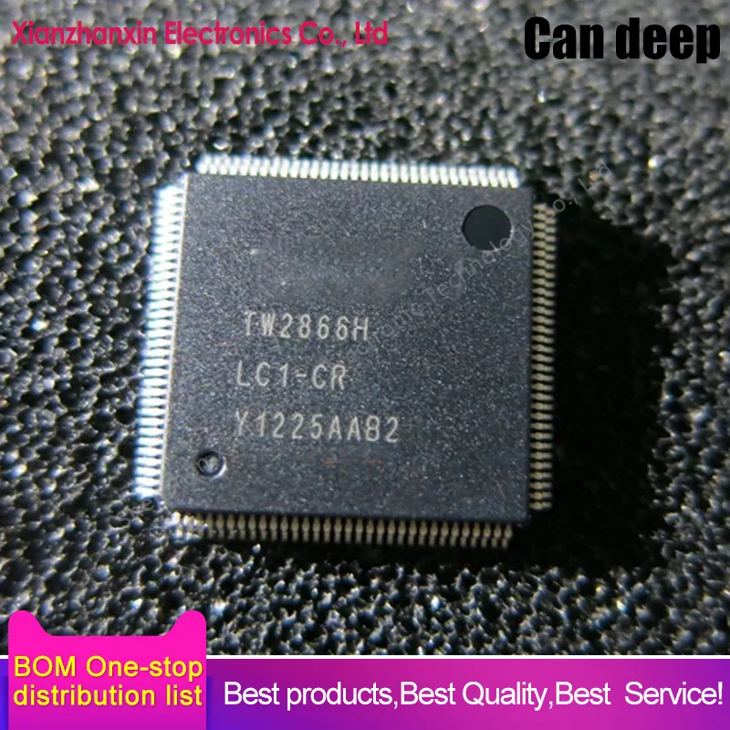 1PCS/LOT  TW2866H-LC1-CR TW2866H QFP128 Monitoring chip