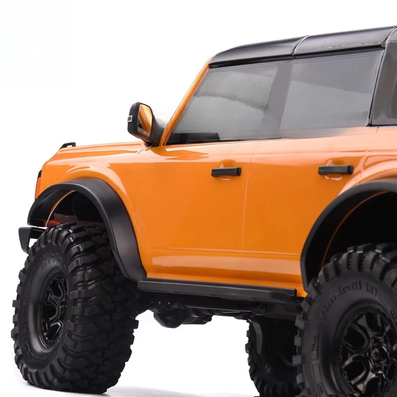 Simulazione Specchietto retrovisore in acciaio inossidabile Specchio lucido per 1/10 RC Crawler Car Traxxas TRX4 NUOVO Bronco Parti di aggiornamento fai da te