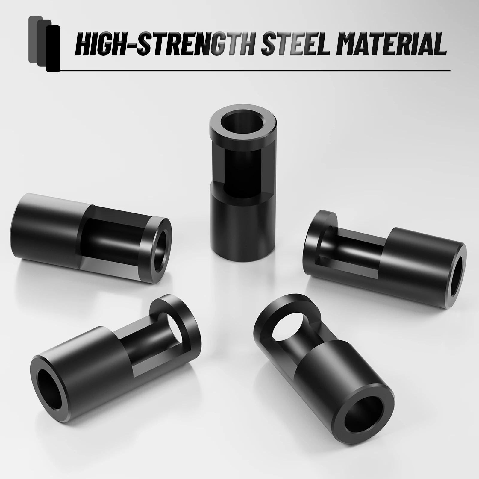 5PCS Steel RC Motor Sleeve Adapter Pinion Shaft Aperture from 5mm To 3.175mm for RC Model Car Boat Plane 3650 550 540 Motor