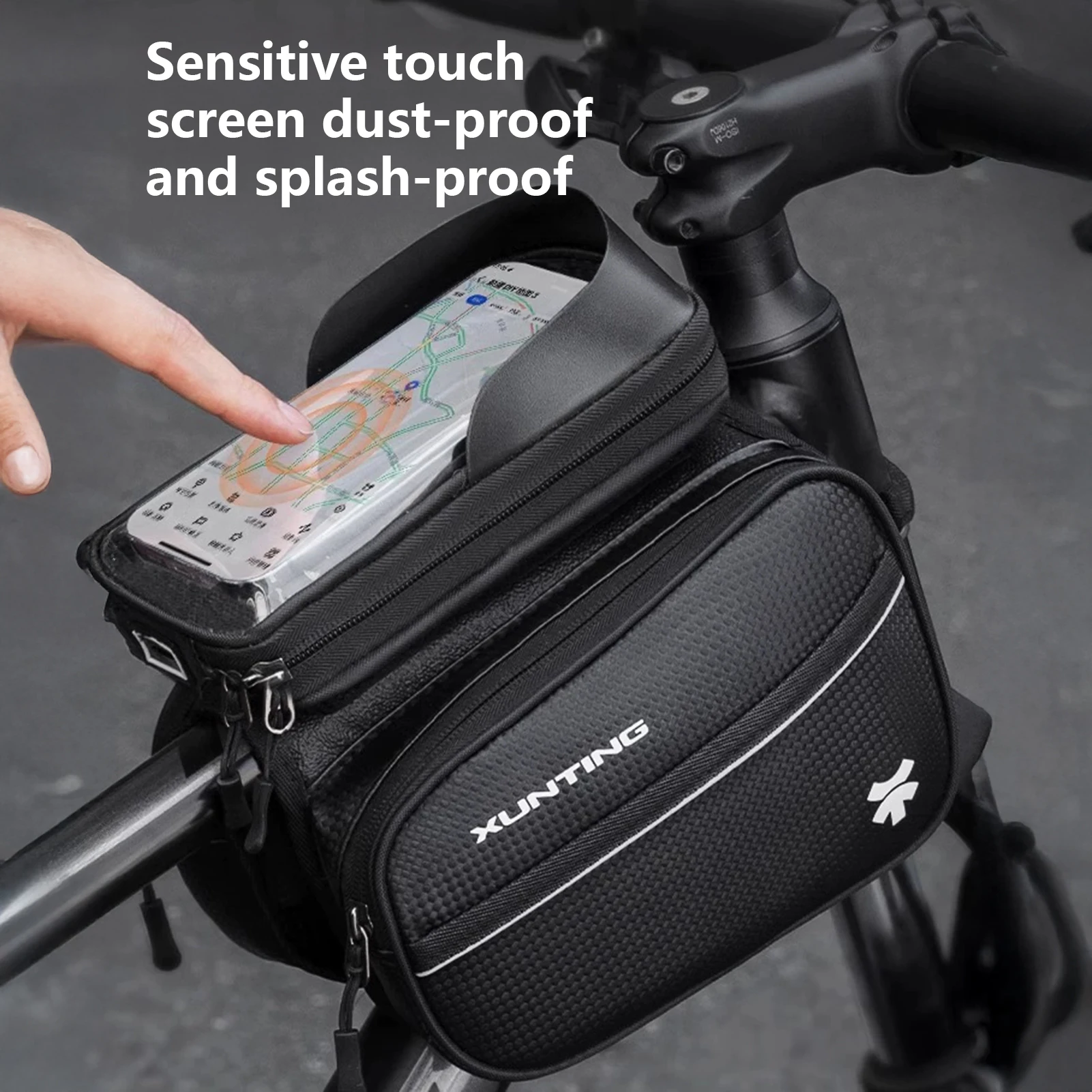 

Универсальная велосипедная сумка 2,5 л, непромокаемый велосипедный рюкзак, универсальная водонепроницаемая сумка для мобильного телефона для MTB, дорожный велосипед, аксессуары для велоспорта