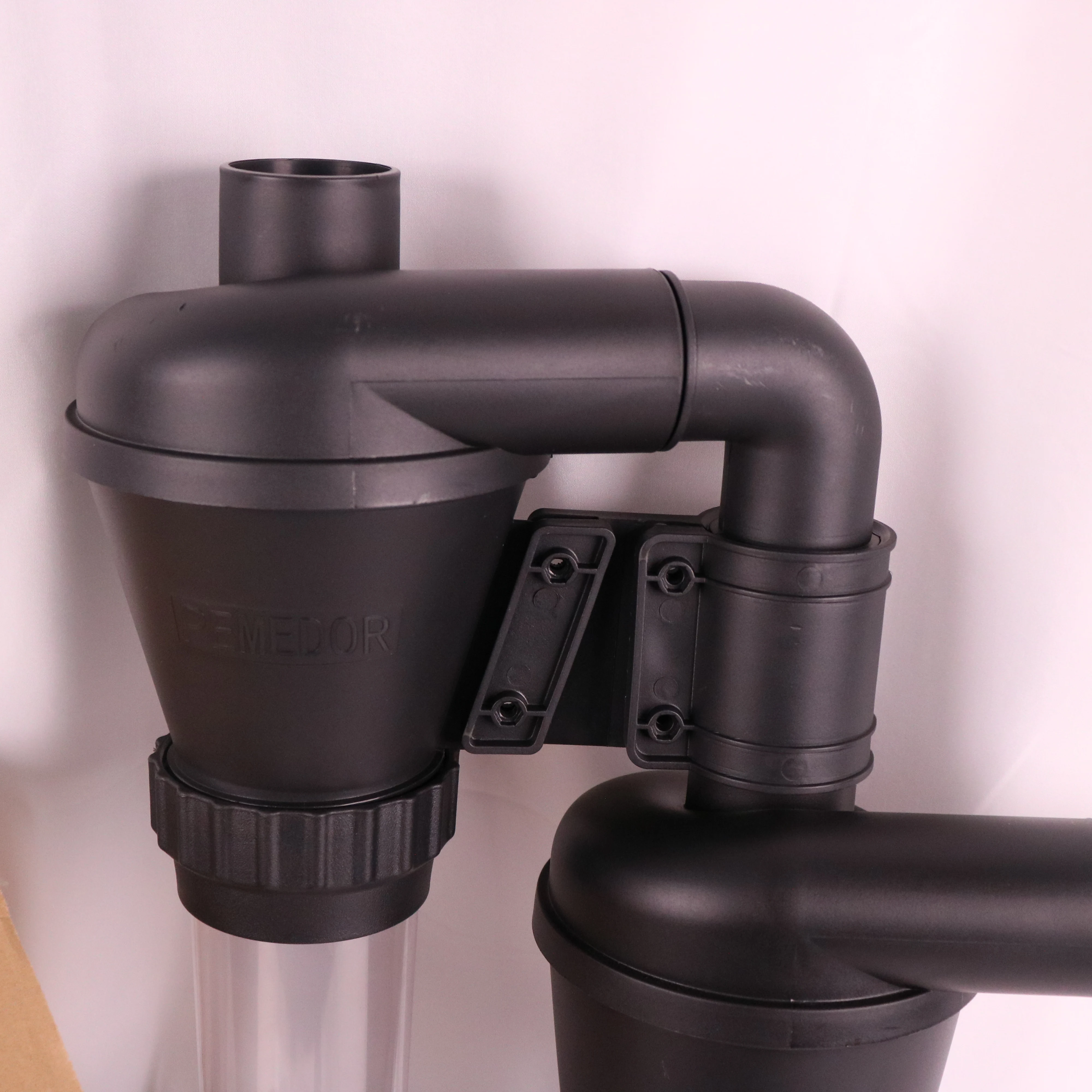 جهاز تجميع الغبار الصناعي بترشيح مزدوج ، فلتر الأعمال الخشبية المشحون بالتوربين سهل الاستخدام ، علبة فاصل ، 50 أو 2 بوصة #4