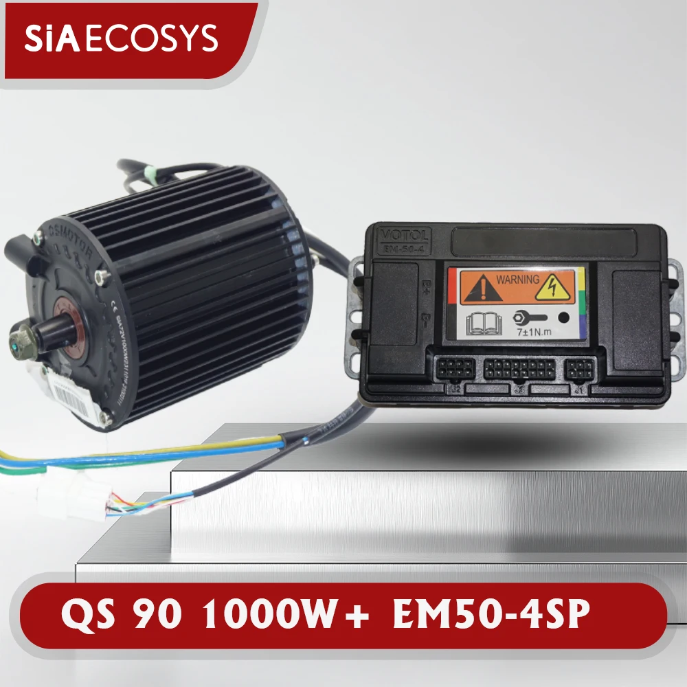 

QS90 1000W Mid Drive Motor With Votol EM50-4SP Controller Electric Motorcycle DIY Kits