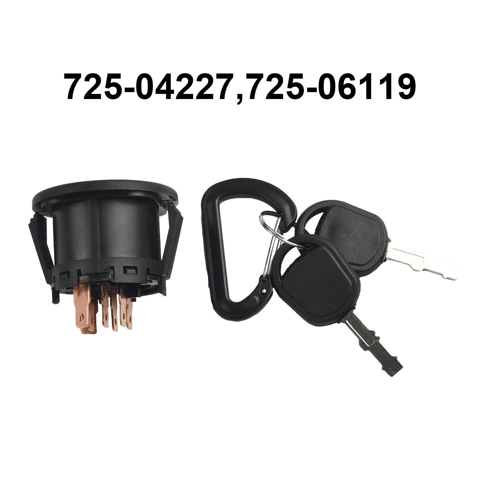 Ignition Key Switch for Consumer Riding Mowers Compatible with 725-04227B 725-04230B 725-06102C 725-06119A 925-04227A 925-06119B
