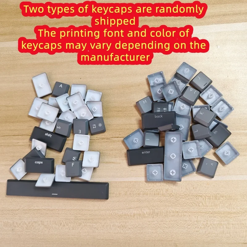 A full set Keycaps for Logitech MX Mechanical Keyboard Graphite ash 110keys USA layout