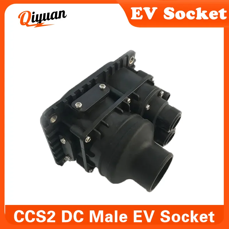 CCS 2 COMBO EVSE PHEV adattatore presa di ricarica laterale per auto elettrica CCS2 connettore per caricabatterie EV 200A DC 9Pin per CCS 2 tipo 2