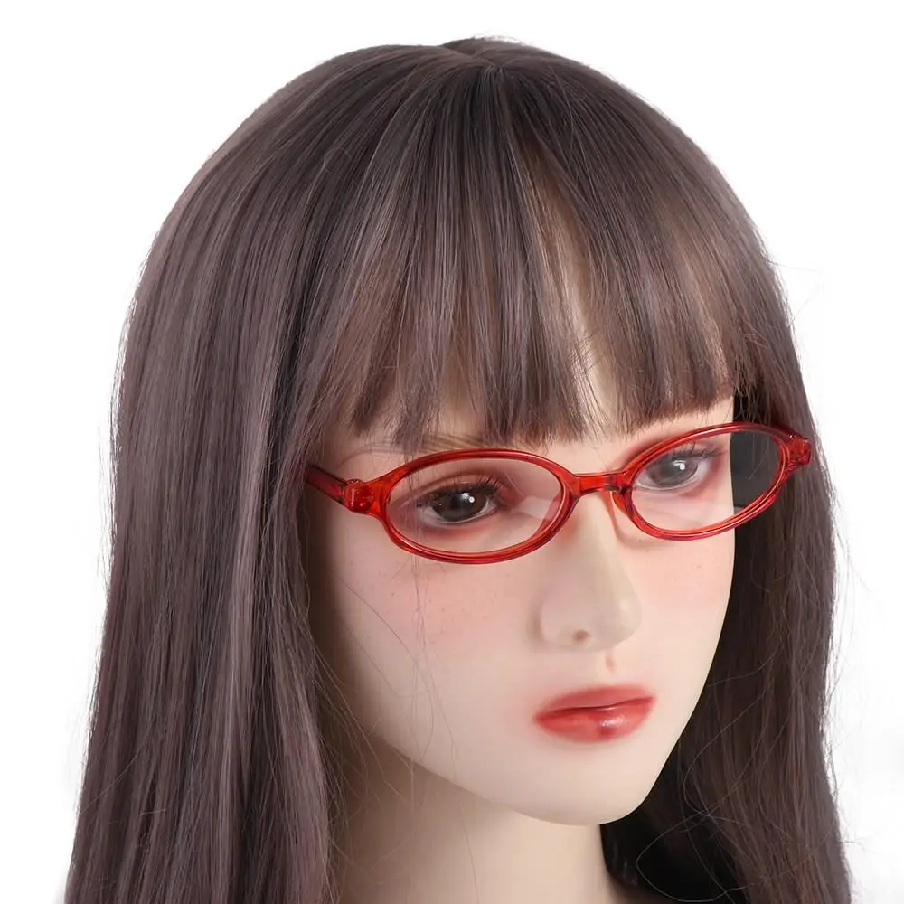 Simple Round Frame Small Oval Frame Glasses Oval PC Flat Spectacle Glasses Y2k Korean Style Optical Myopia Glasses Women