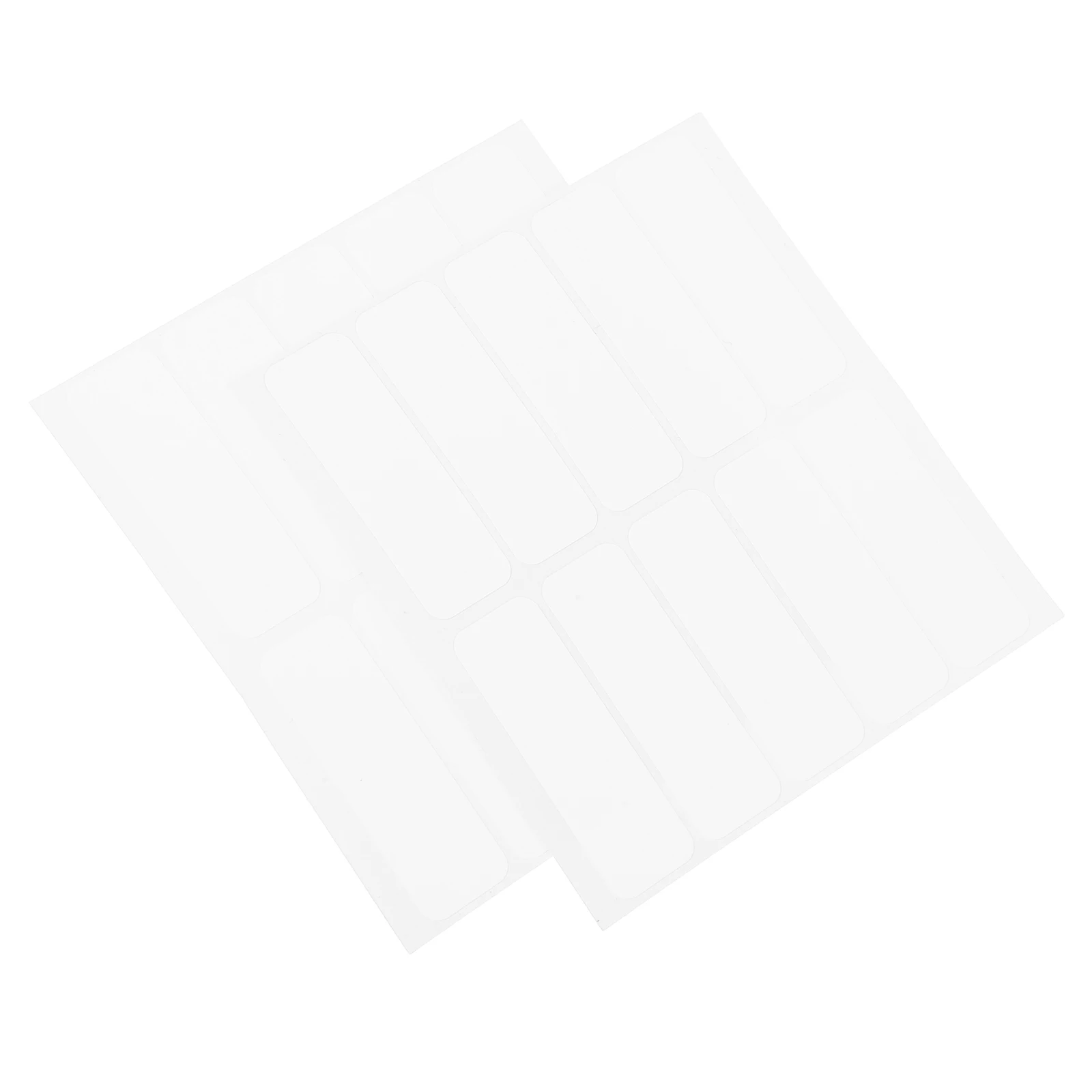 

20pcs Blank Fabric Labels Washable Handwrite Tags Iron On Clothing Name Tape Copper Plate Stickers Laundry Use