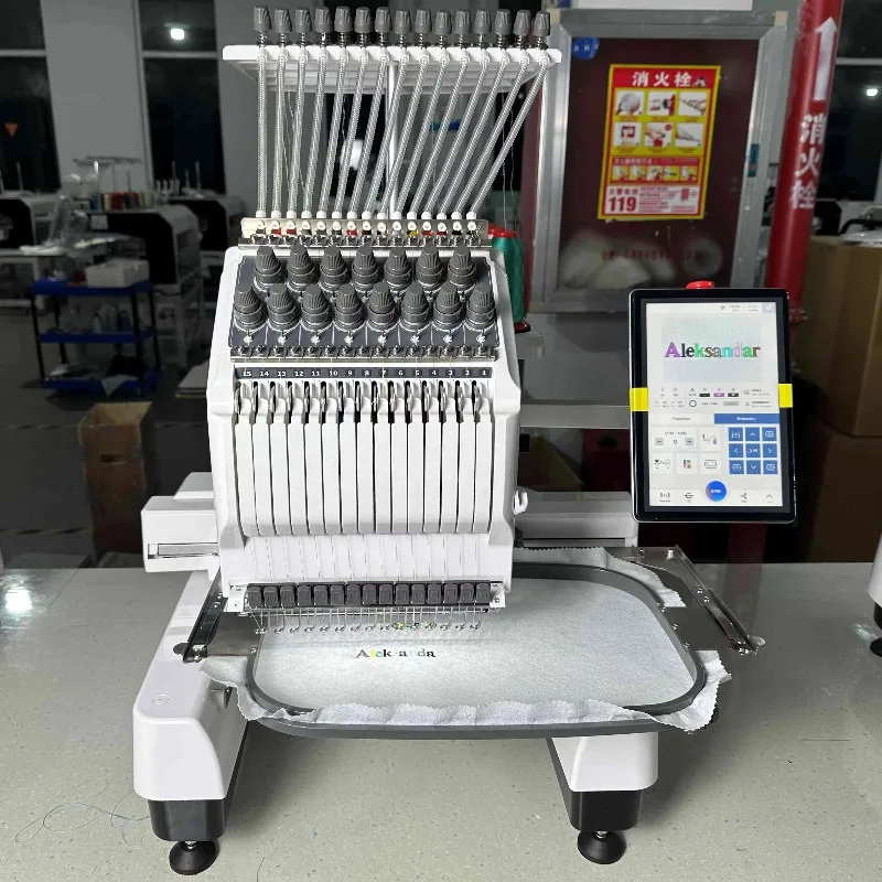 Computerized Embroidery Machine Multi Needle Automatic Embroidery Equipment for Garment Cap T Shirt Logo Embroidery