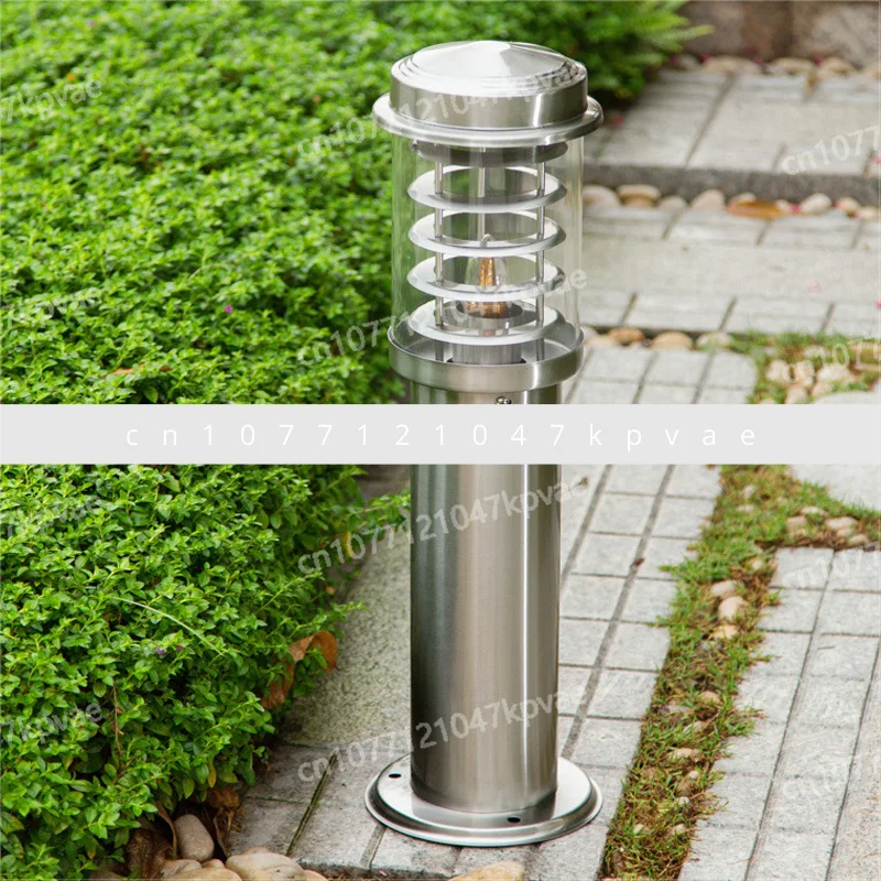 Outdoor courtyard lawn led light, garden street light, stainless steel, outdoor waterproof