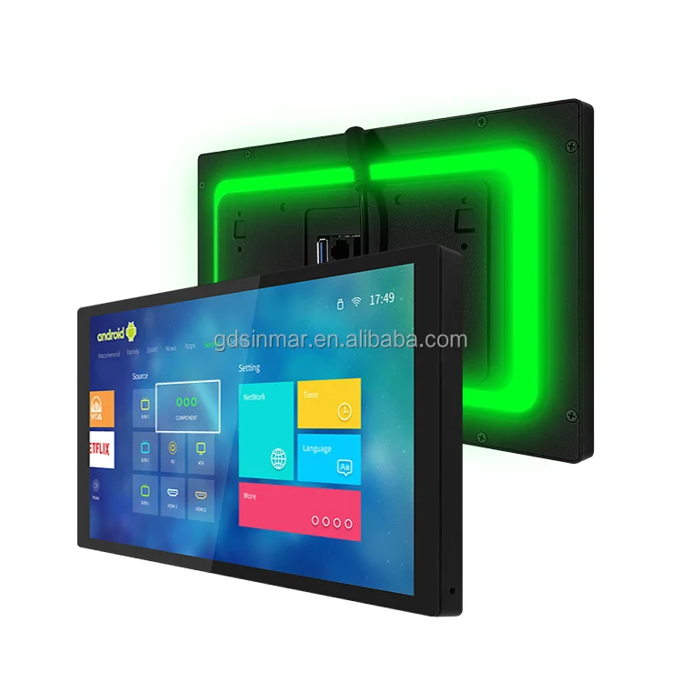 10 15 Wall Mounted Android Poe Tablet Accessories NFC Wireless Home Automation Tablets with Ambient Light Emitting Diode