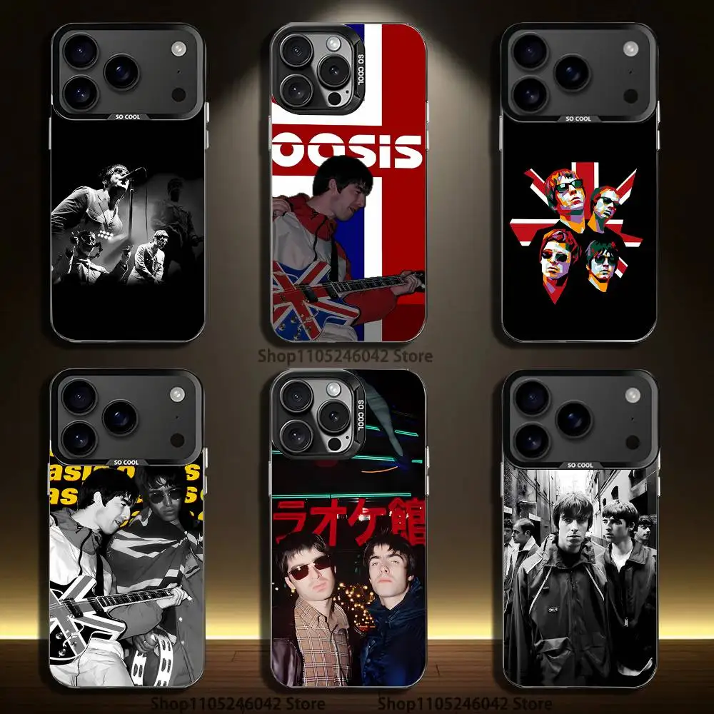 

Rock Band O-Oasis Black Matte Shockproof CoverPhone Case For iPhone 17,16,15,14,13,12,11,Pro,XS,Max,Plus,Mini,SE4,E