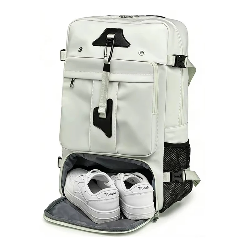 Large Capacity 60L 80L Outdoor Travel Backpack Multifunctional Waterproof Hiking Bag Men Shoe Compartment Suitcase Crossbody Bag