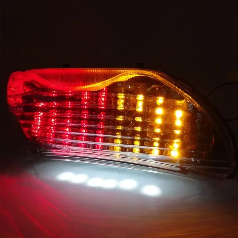 waase For Honda CBR600F4 CBR 600 F4 1999 2000 Rear Tail Light Brake Turn Signals Integrated LED Light License Plate Light