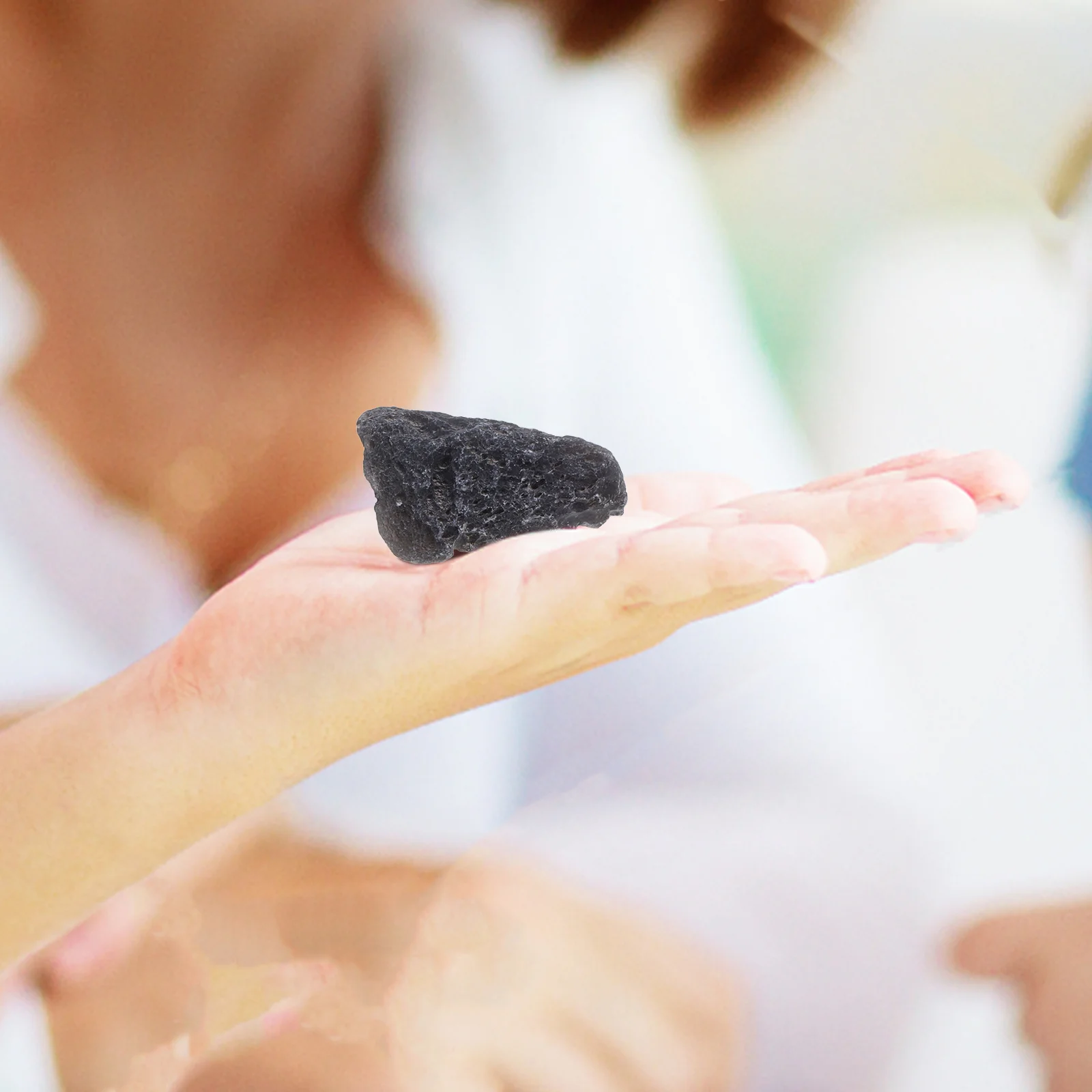 

2Pcs Rough Stone Meteorite Specimen Science Teaching Stone Unique Meteorite Sample Classroom Display Decor Unique Stones