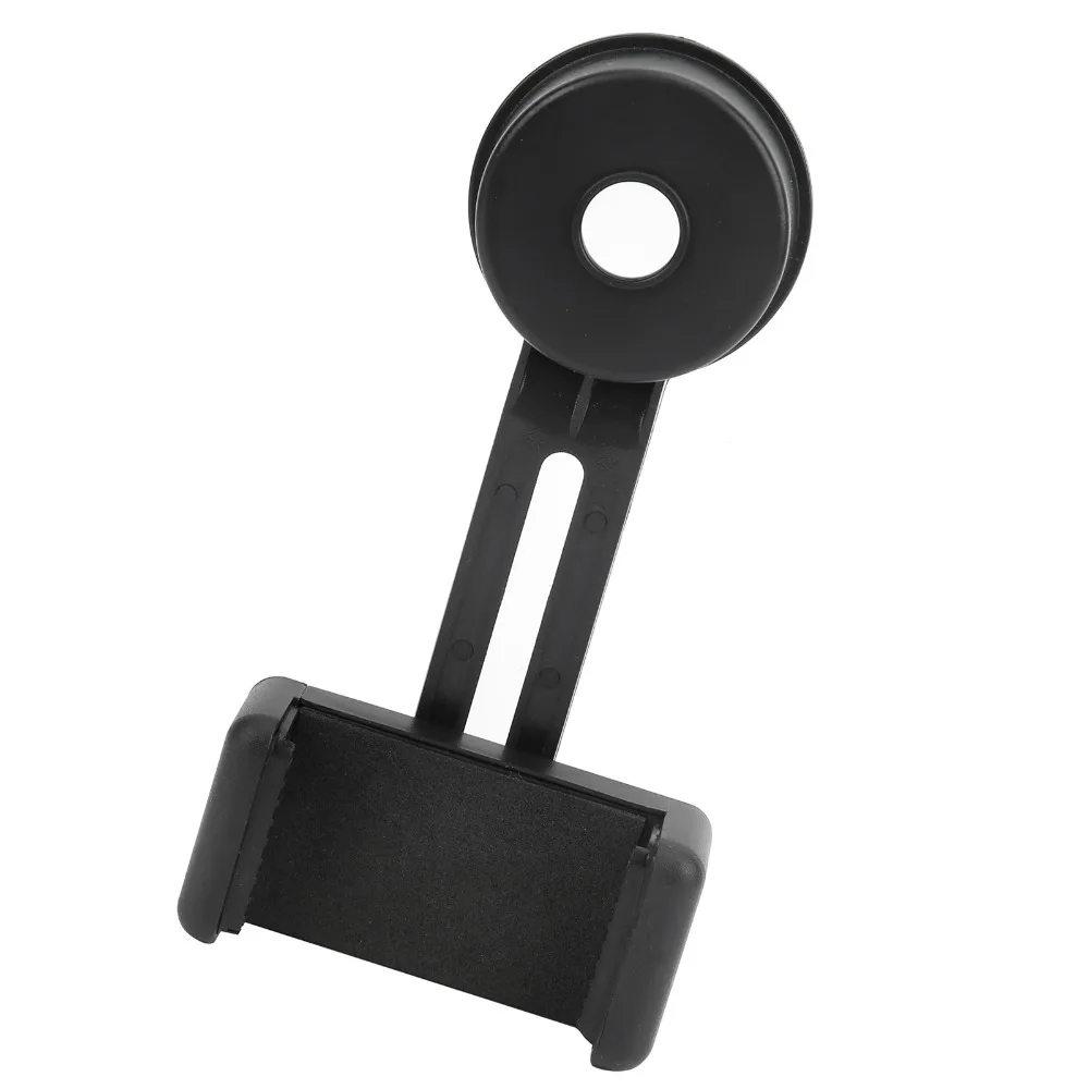 2 Pcs Durable Plastic Telescope Phone Adapter Lightweight Black Phone Mount Holder Universal Mount Microscope Accessories