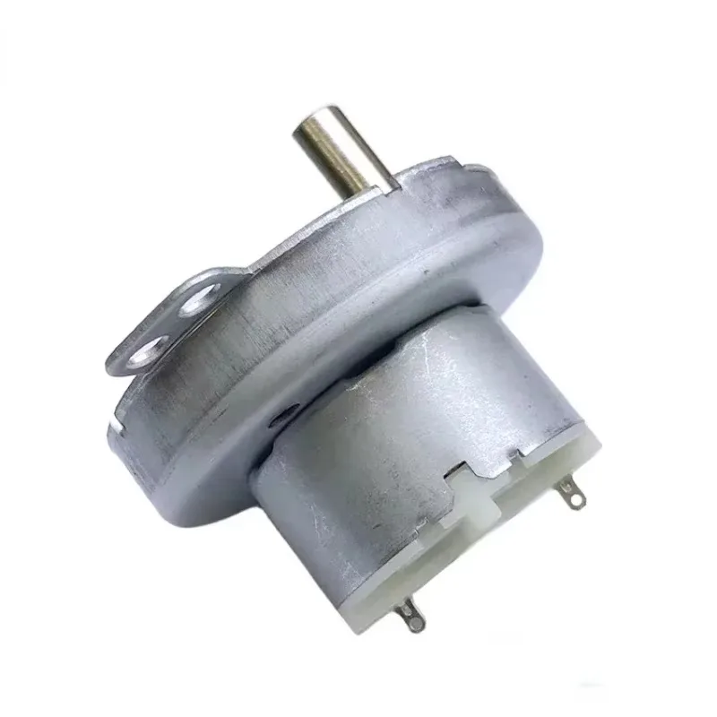 JS50 DC12V Metal Gearbox Reduction Motor Steel Cylinder Manipulator Electric Gas Valve Variable Speed Motor