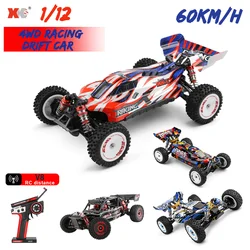 Wltoys 124007 124008 124016 124017 1/12 RC 4x4 Off Road 2.4G zdalne sterowanie 75 Km/H metalowe wyścigi Drift samochodzik zdalnie sterowany prezent dla Bo