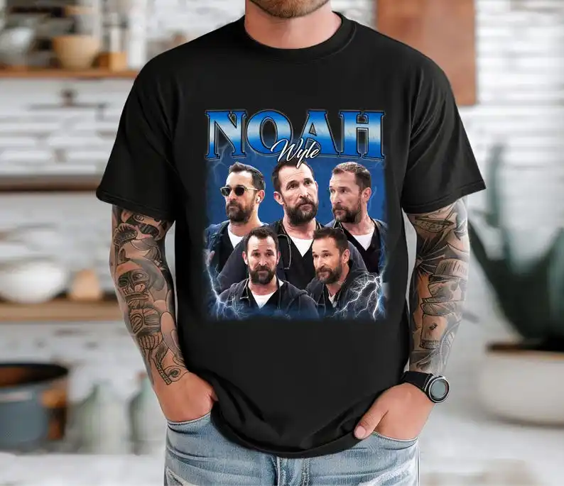 Рубашка Noah Wyle, футболка, рубашка Noah Wyle в стиле ретро, винтажная рубашка 90-х годов, подарки на день рождения