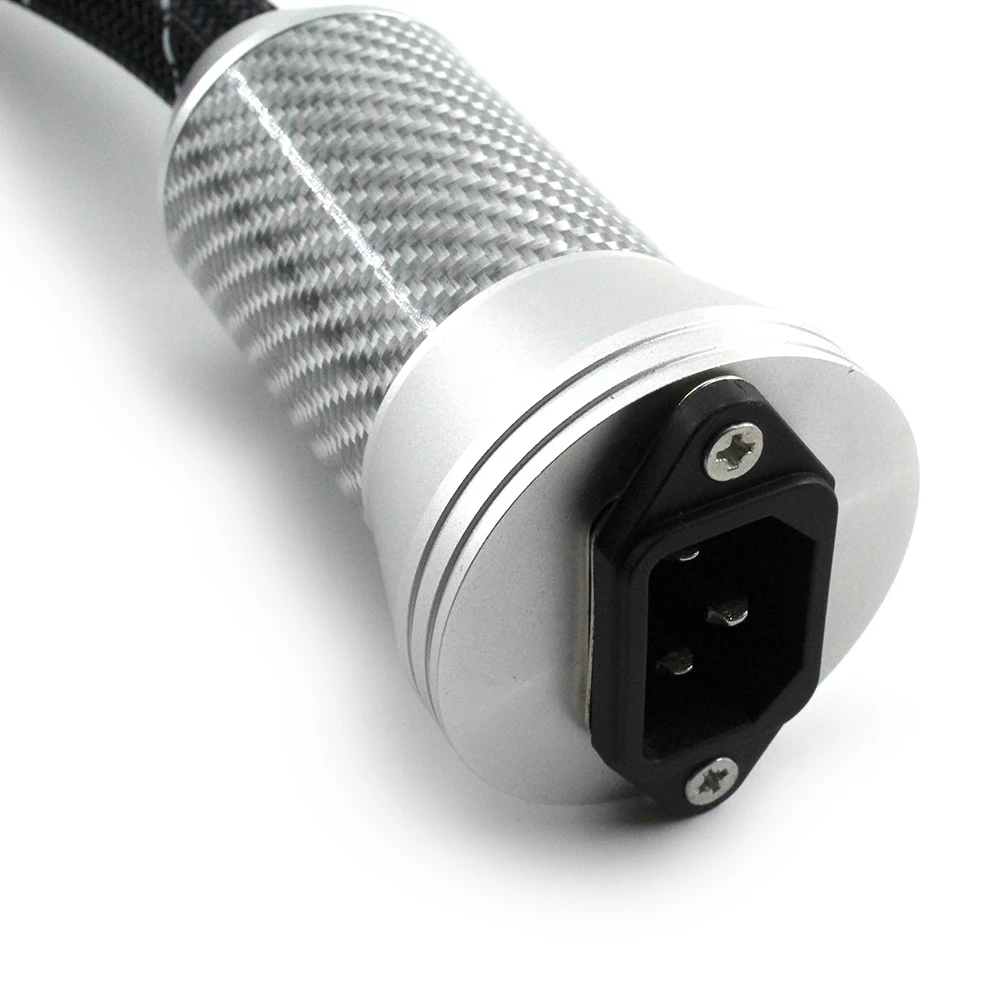 furukawa Flux-50 HIFI Audio Filter In-Line Power Filter Carbon Fiber Power Plug Filter
