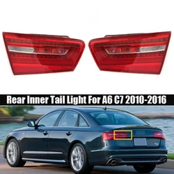 Car Left Side LED Rear Inner Tail Light Brake Lamp with Bulb Wiring Harness for-Audi A6 C7 2010-2016 4G5945093