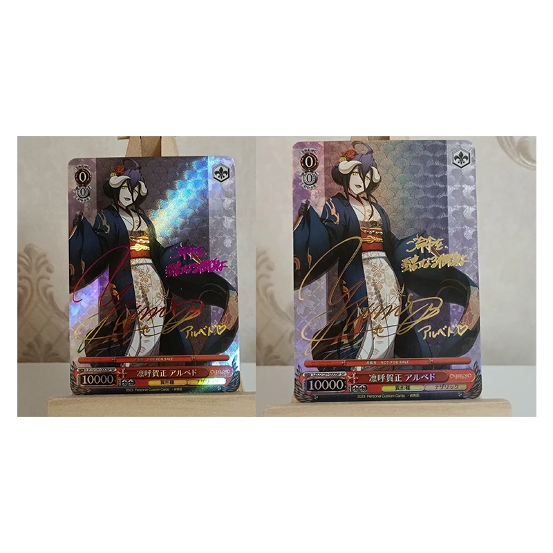 أفرلورد رواية يابانية لتقوم بها بنفسك محلية الصنع ألبيدو شالتير بلودفالين هالة بيلا فيورا مجموعة بطاقات اللعب هدية #6