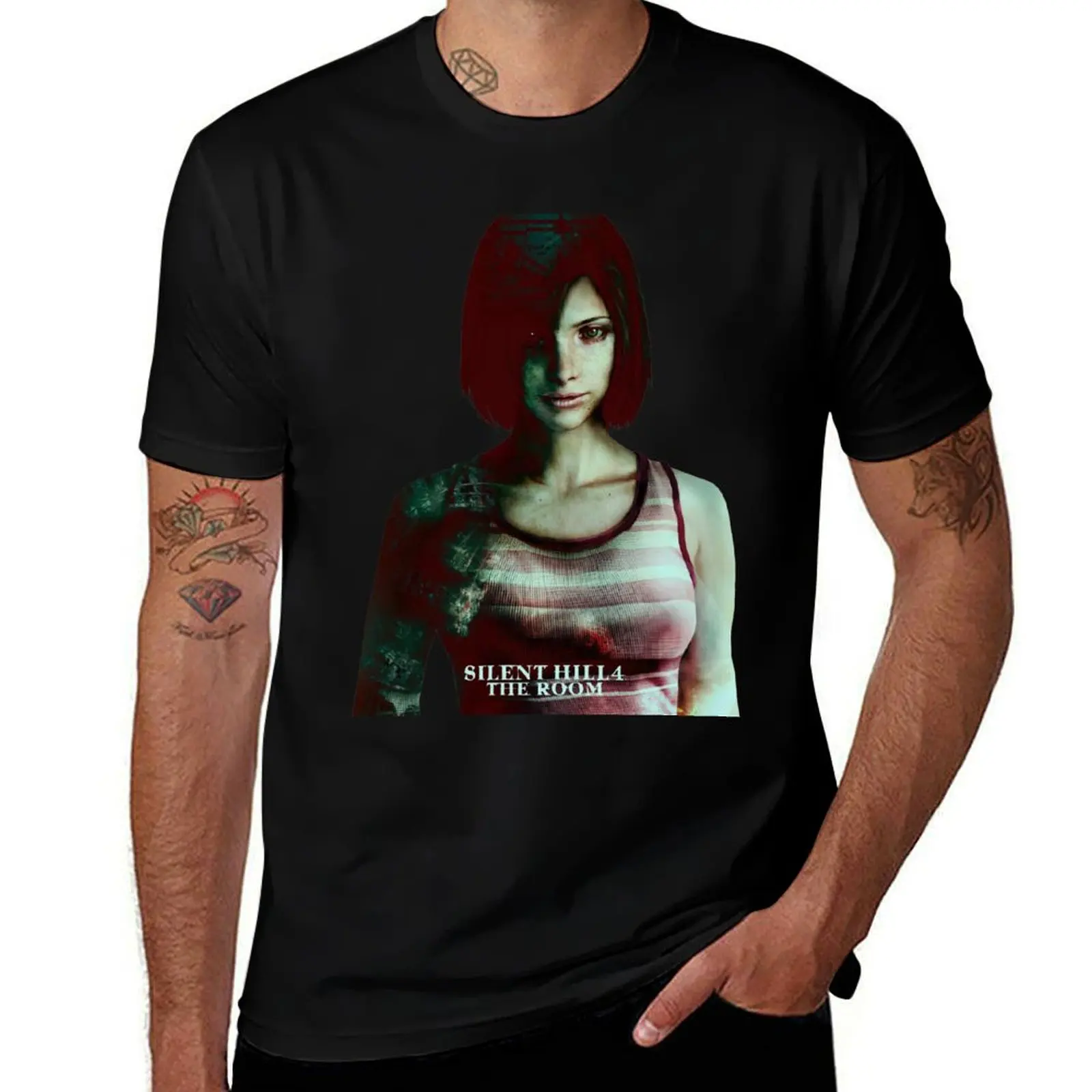 Camiseta Silent Hill 4: The Room - Eileen, camisetas para hombre, camisetas de algodón suave para hombre, camiseta de algodón 100% para hombre