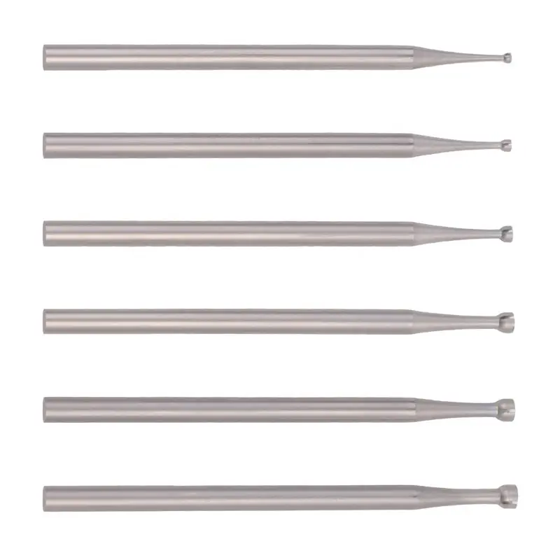 

A18P-6 Pcs Open Mouth Cup Burr - 3/32 Inch Shank Jewelry Setting Cup Burs Wire Rounder Bits Lapidary Making Bits (008-023)