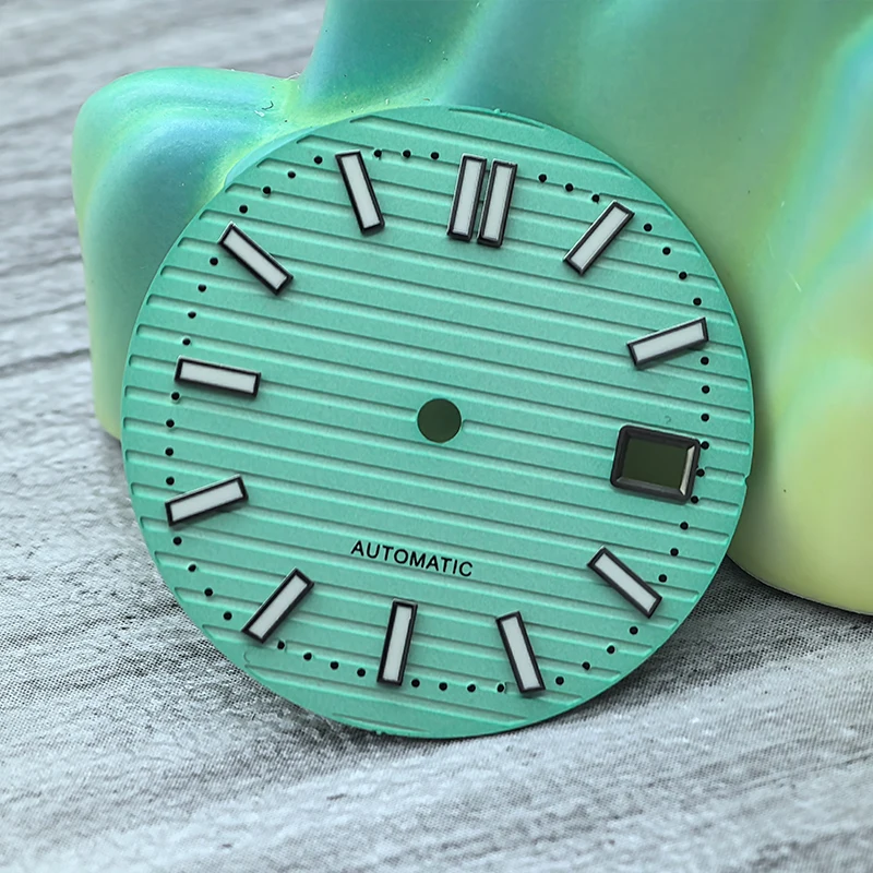 

NH35 Dia 30.5mm Nautilus Dial Fit for NH35 NH36 NH38 4R35 4R36 7S Movement Green Luminous Watch Dial Refit Parts