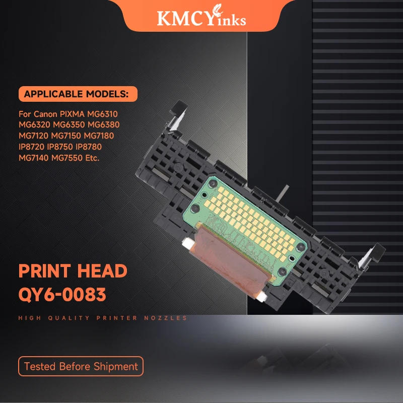 Kmcyclks-canonプリンター用プリントヘッド、qy6 0083、QY6-0083、ip8700、ip8780、mg6300、mg6380、mg7100、mg7140、mg7180、mg7500