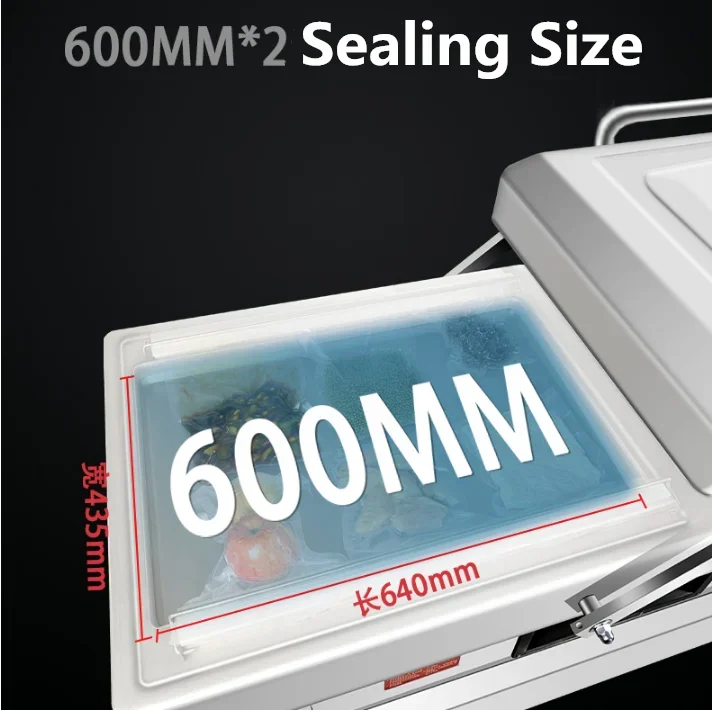 Vertical 100% Vacuumed Double Chamber Vacuum Packing Machine Vacuum Sealer