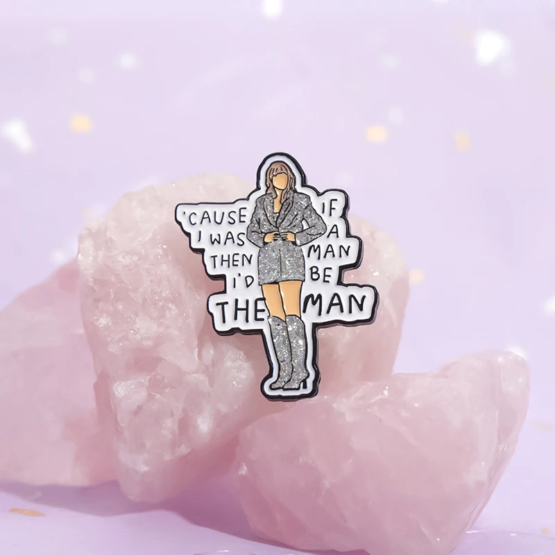 Pop Sänger Musik Lyric Emaille Pins Kreative Metall Broschen Revers Abzeichen Cartoon Dekorative Accessoires Pin Schmuck Geschenk Großhandel – Detail 15